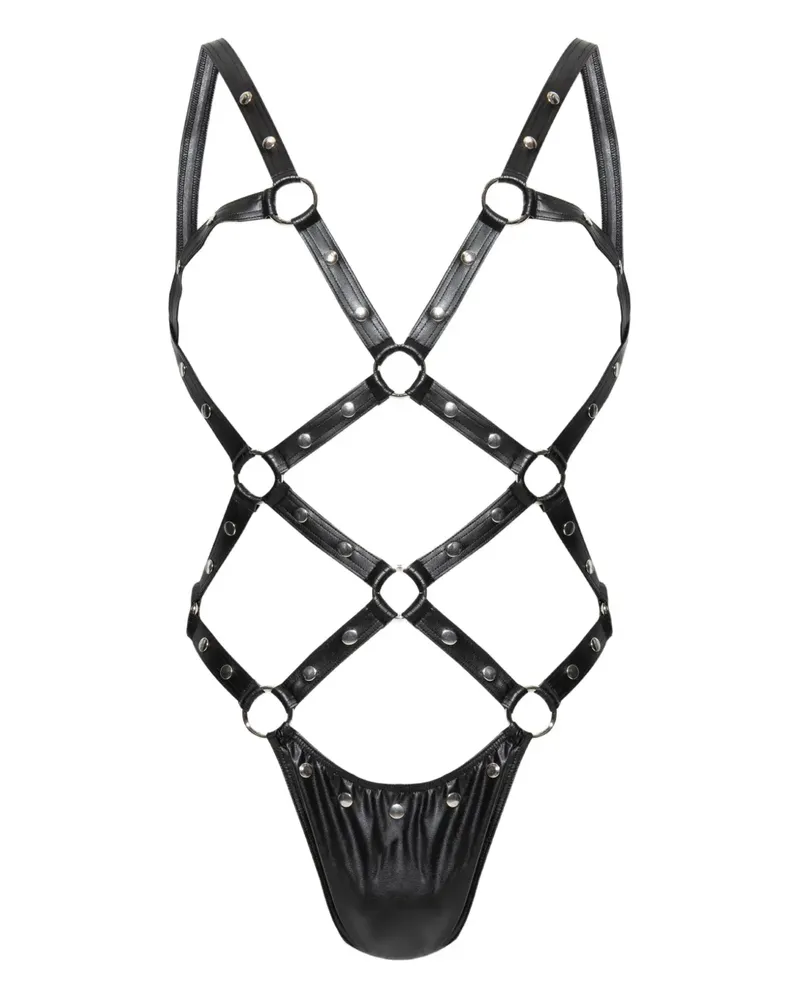 Dsquared2 Slip aus Leder - Schwarz Schwarz