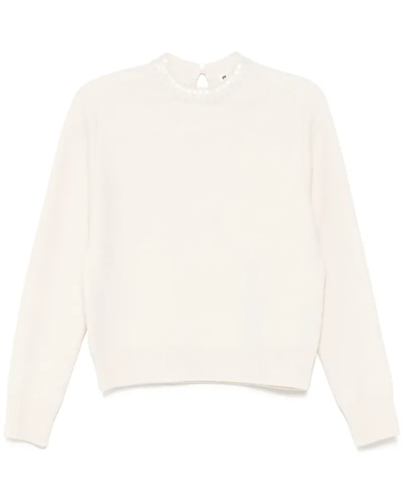 Jil Sander Langärmeliger Pullover - Nude Nude
