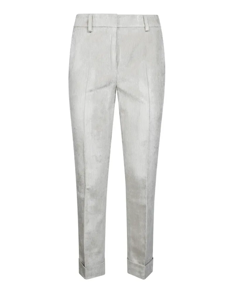 Incotex corduroy turn-up trousers - Nude Nude