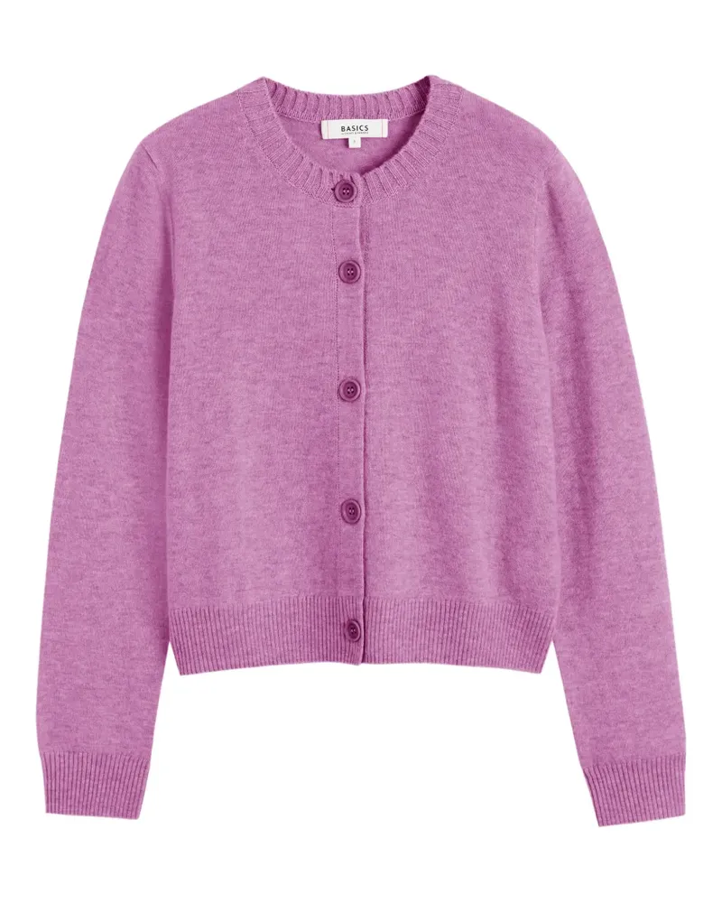Chinti & Parker Cardigan mit rundem Ausschnitt - Violett Violett