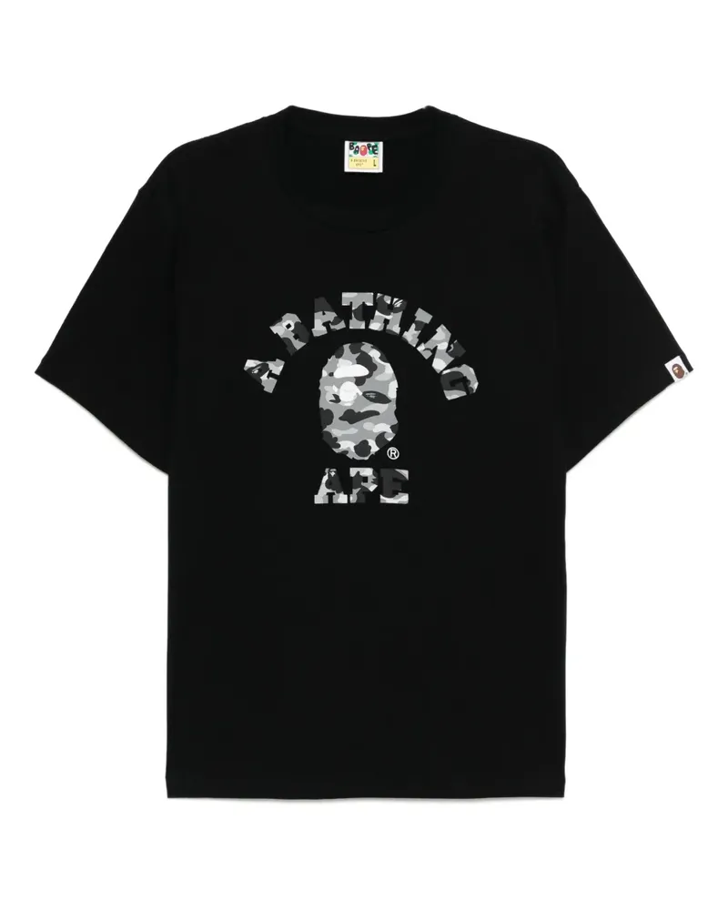 BAPE 1st Camo College T-Shirt - Schwarz Schwarz