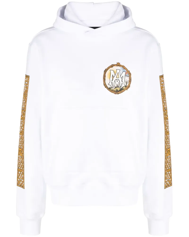 Amiri Sweatshirt mit Logo-Print - Weiß Weiß