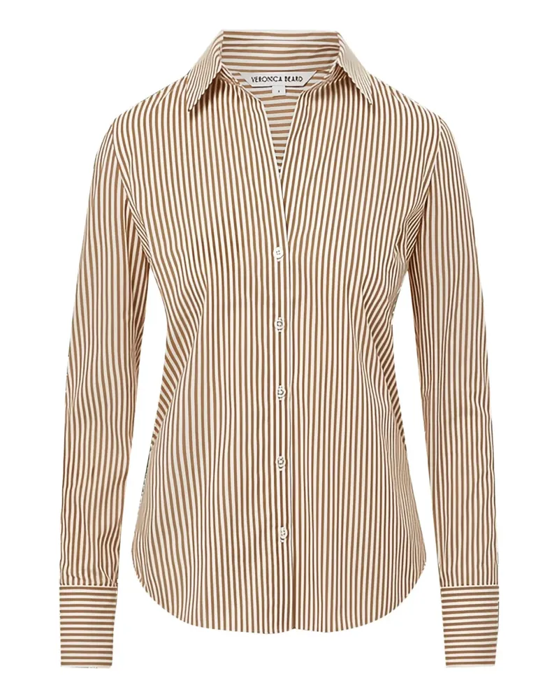 Veronica Beard Gestreiftes Hemd - Braun Braun