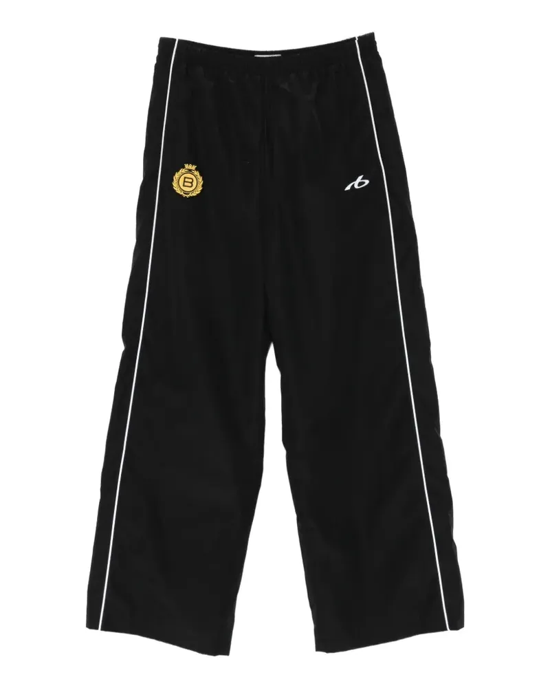 Balenciaga Soccer Jogginghose mit Paspelierung - Schwarz Schwarz