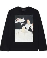 Simone Rocha T-Shirt mit Kuchen-Print Schwarz