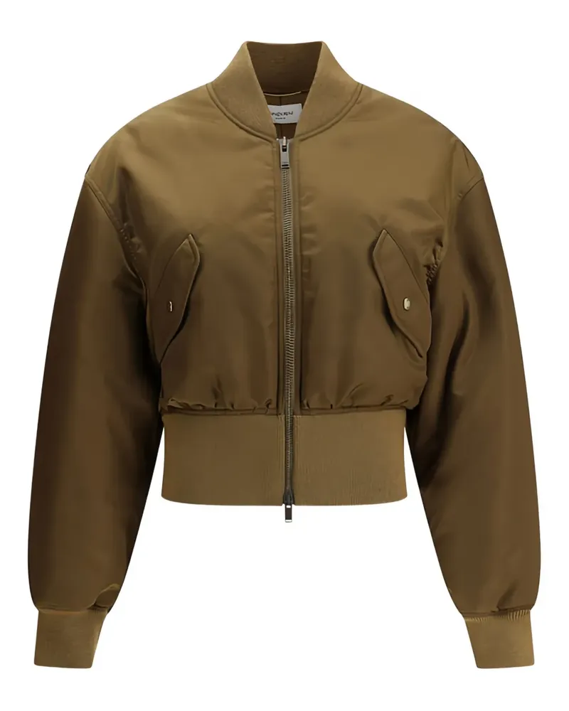 Saint Laurent Bomberjacke mit Reißverschluss - Grün Grün