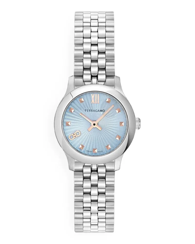 Ferragamo Duo Armbanduhr 25mm - Blau Blau