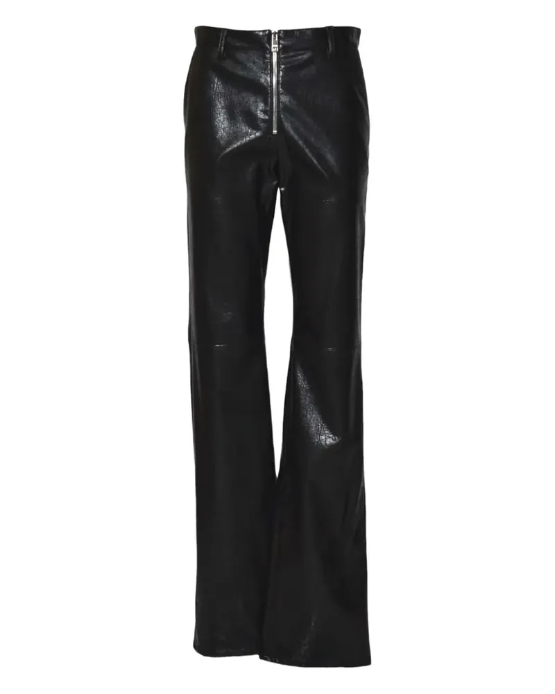 MSGM Hose mit Reißverschluss - Schwarz Schwarz