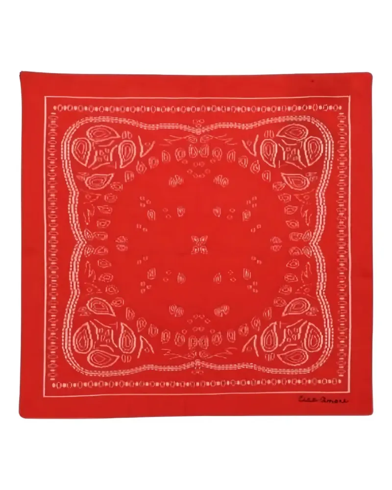 Giada Benincasa Ciao Amore Schal mit Paisleymuster - Rot Rot