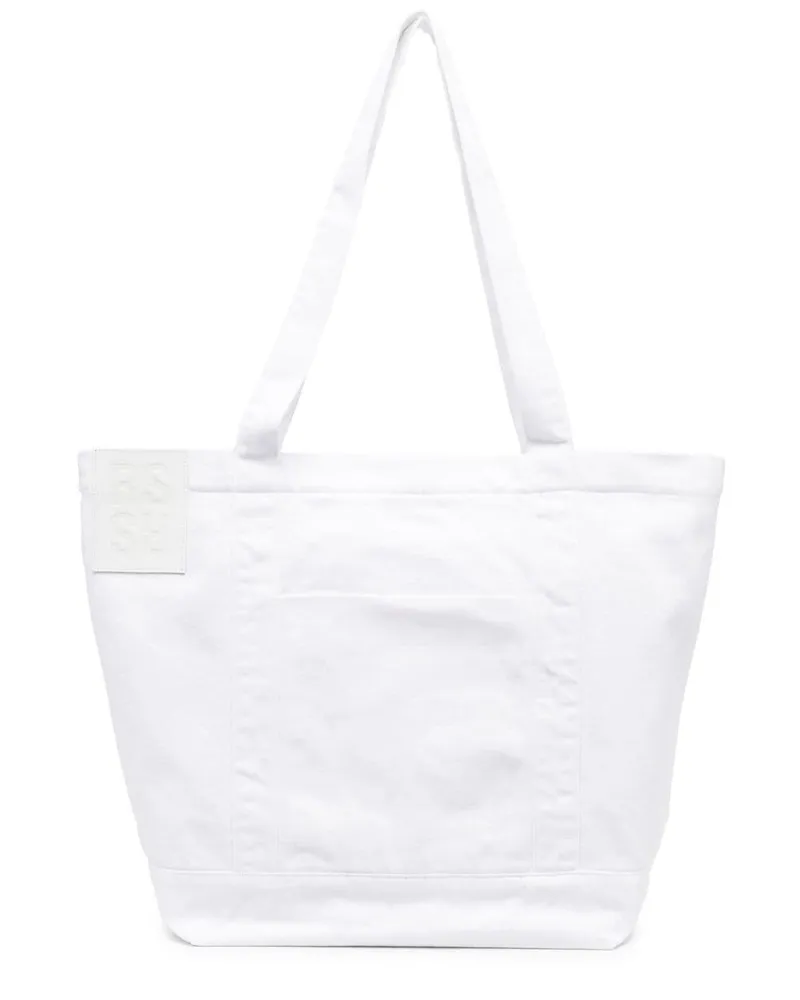 Raf Simons Klassischer Shopper - Weiß Weiß
