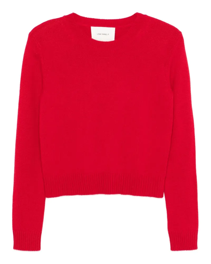 Lisa Yang Mable Kaschmirpullover mit Rundhalsausschnitt - Rot Rot