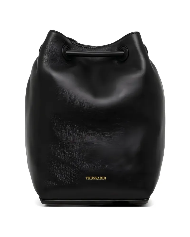 Trussardi drawstring backpack - Schwarz Schwarz
