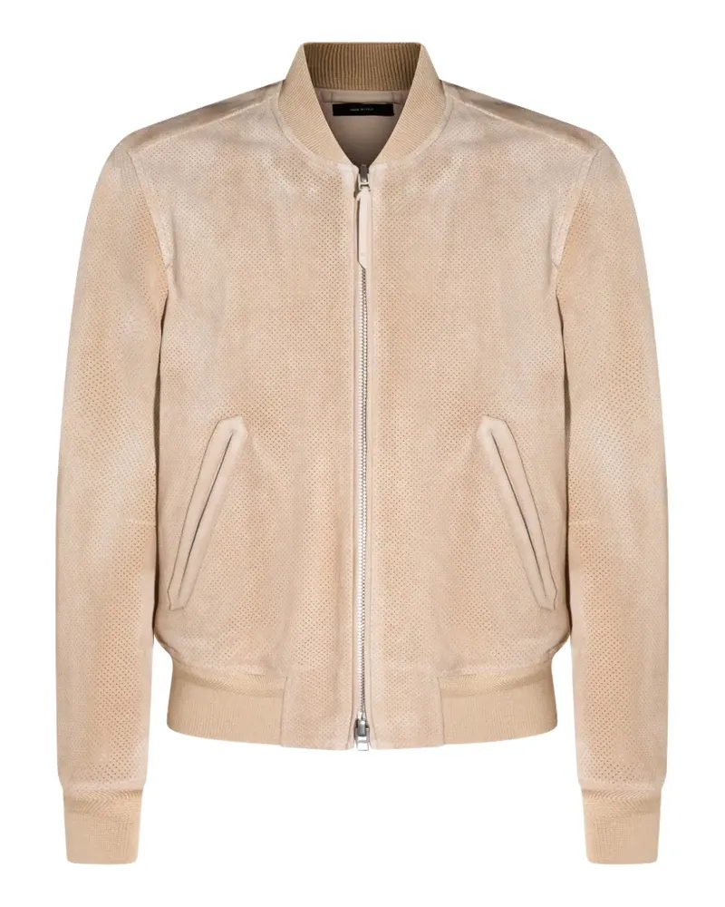 Tom Ford Bomberjacke mit Reißverschluss - Nude Nude
