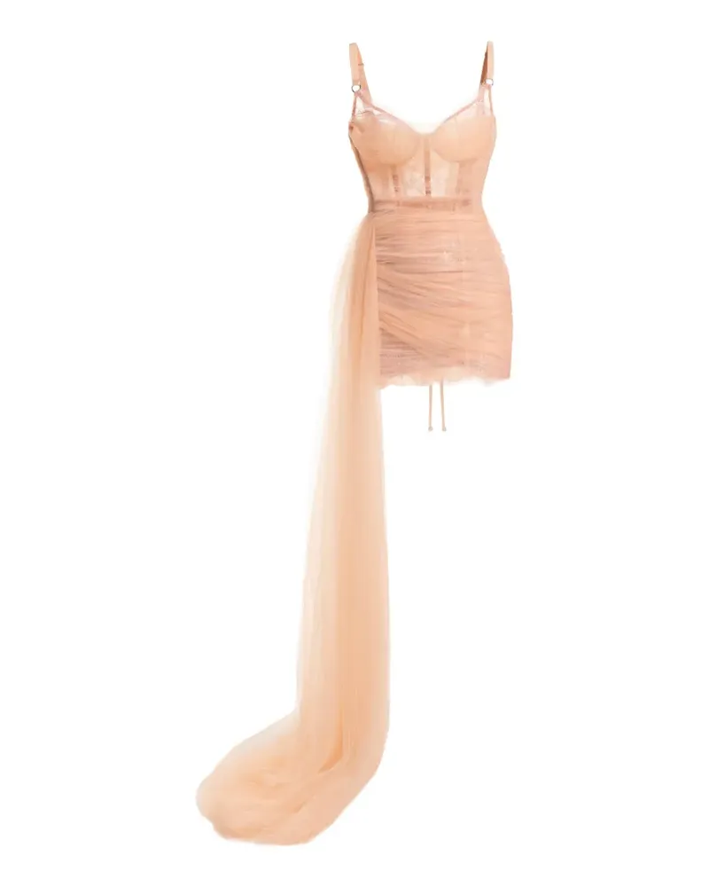Maria Lucia Hohan Salome Abendkleid mit Falten - Nude Nude