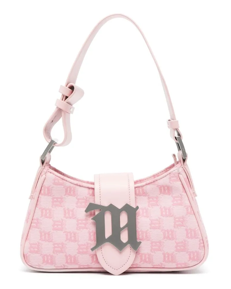 MISBHV Schultertasche mit Monogramm Rosa