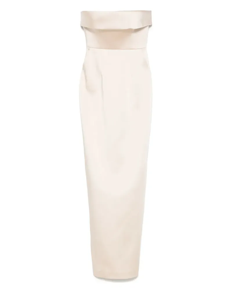 The New Arrivals Ilkyaz Ozel Rhea Maxikleid - Nude Nude