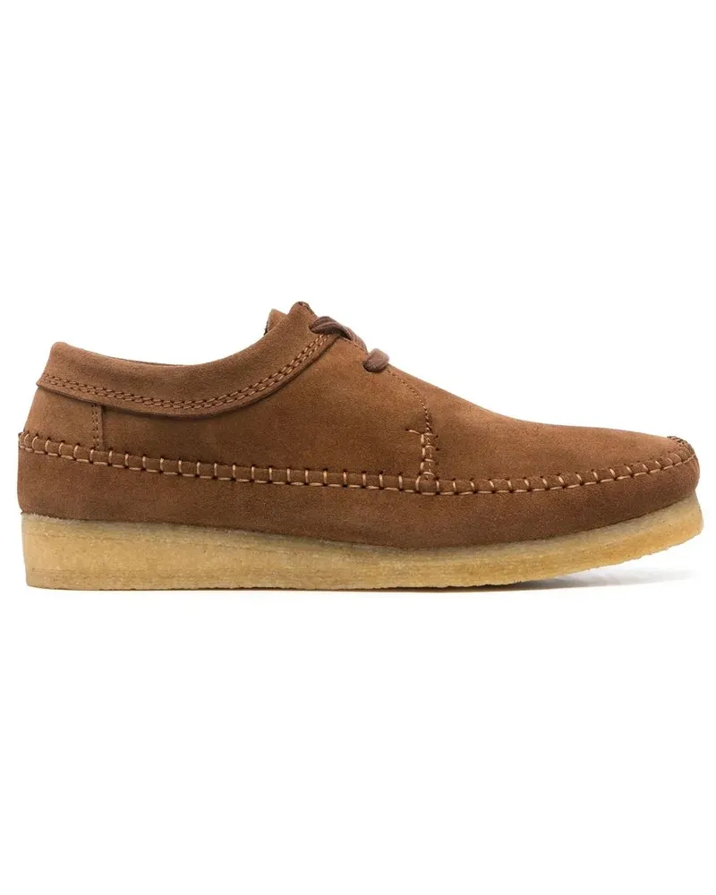 Clarks Iconic Weaver Wildlederschuhe - Braun Braun