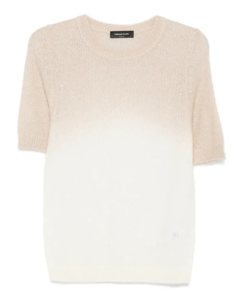 Fabiana Filippi Kurzärmeliges Oberteil - Nude Nude