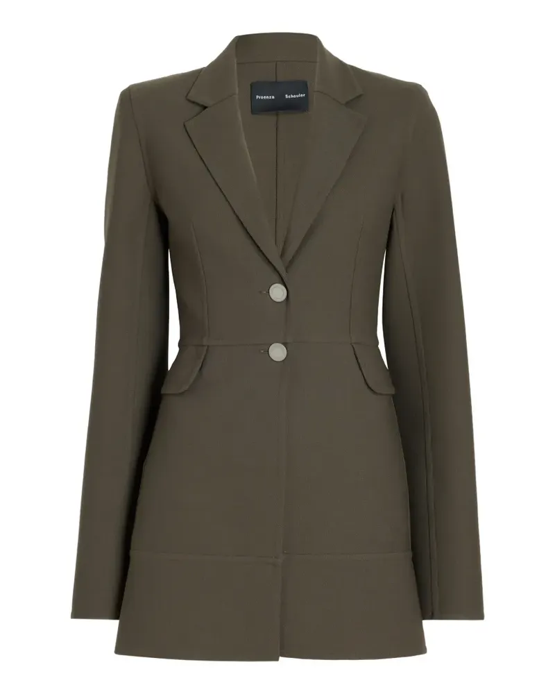 Proenza Schouler Maera Jacke aus Bi-Stretch-Wollgemisch - Grün Grün