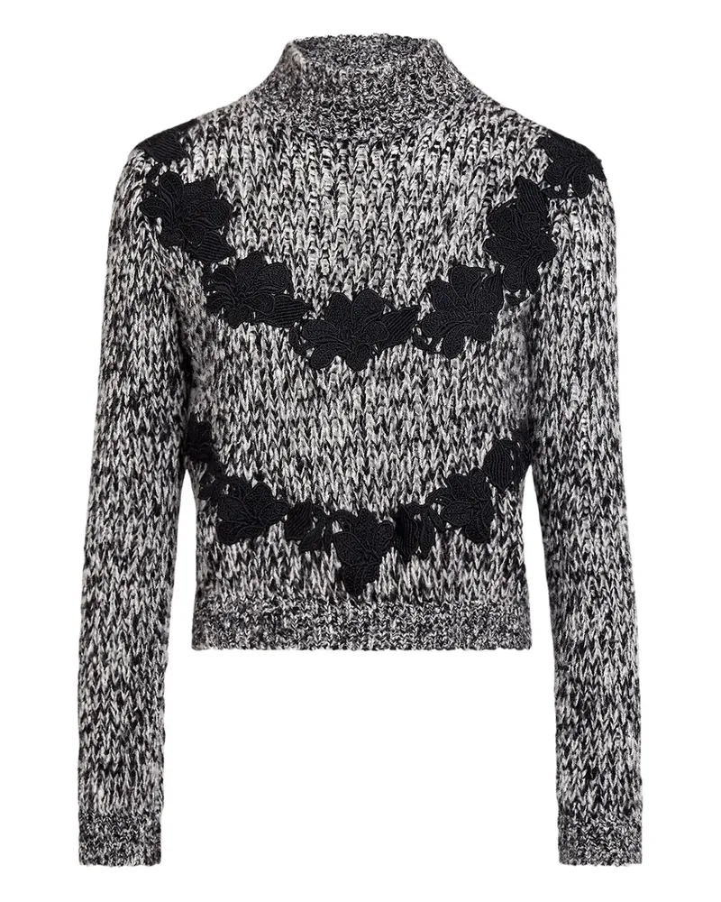 Giambattista Valli Makramee-Pullover - Grau Grau