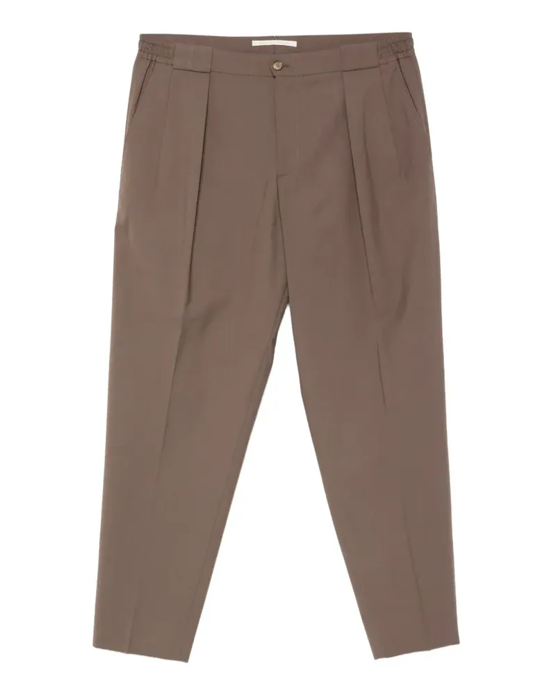 Briglia 1949 Portobellos belt-loops trousers - Braun Braun
