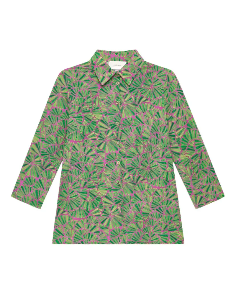 Maliparmi shell-print shirt - Grün Grün