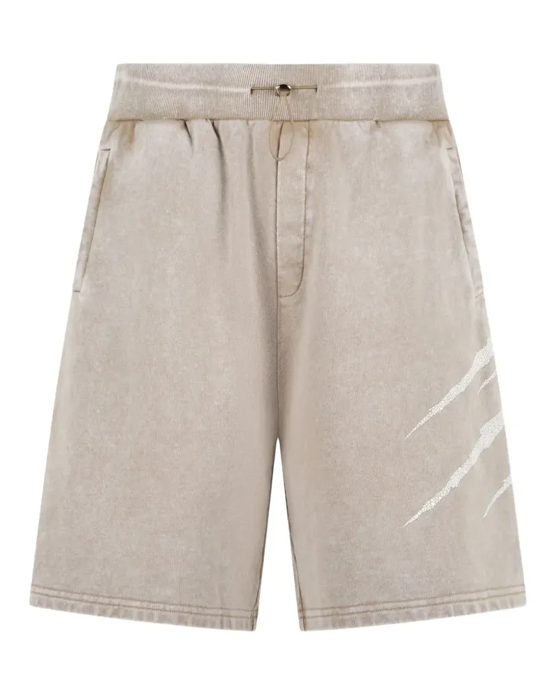 Philipp Plein Ausgeblichene Shorts mit Riss-Effekt - Nude Nude