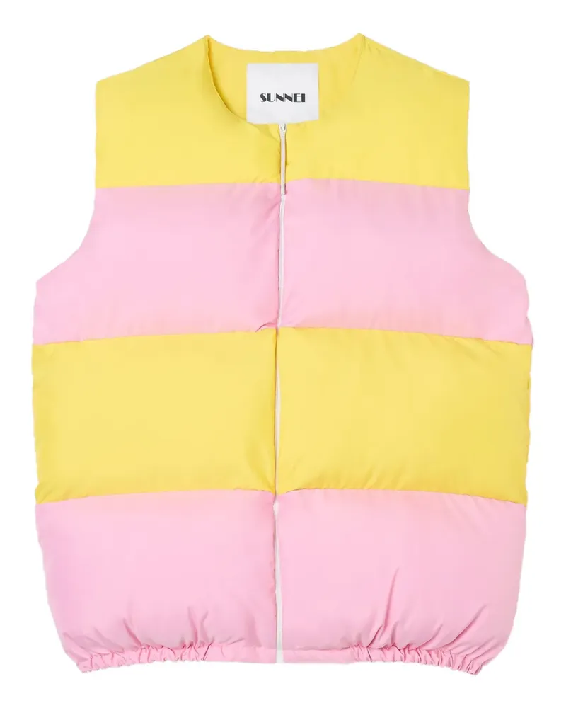 SUNNEI striped gilet - Gelb Gelb