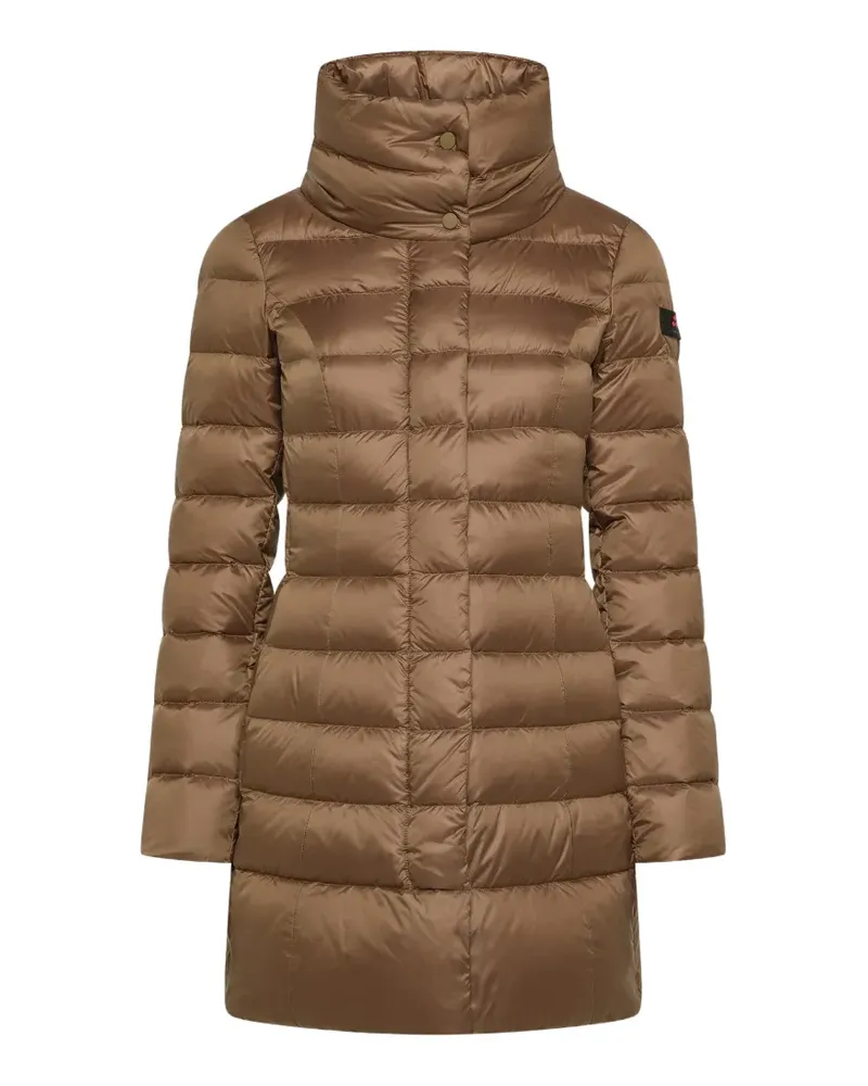 Peuterey quilted high-neck coat - Braun Braun