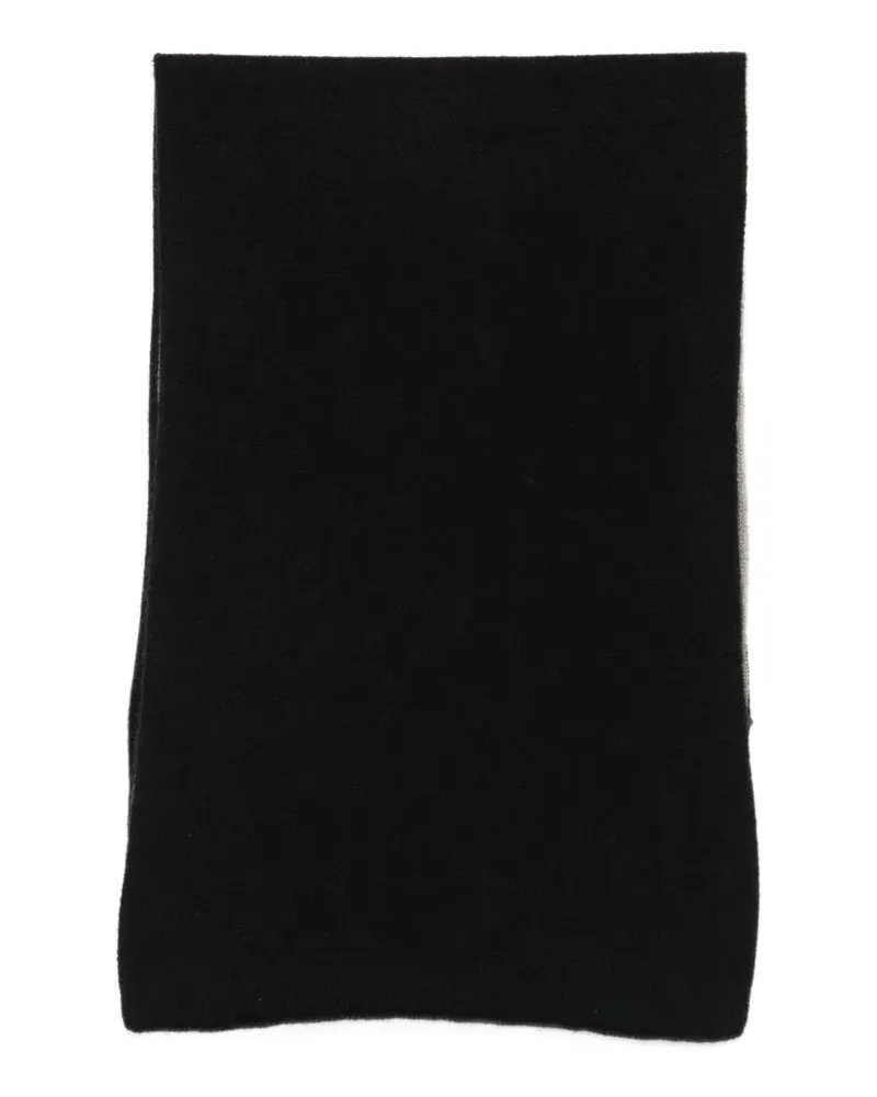 Dell'oglio cashmere scarf - Schwarz Schwarz