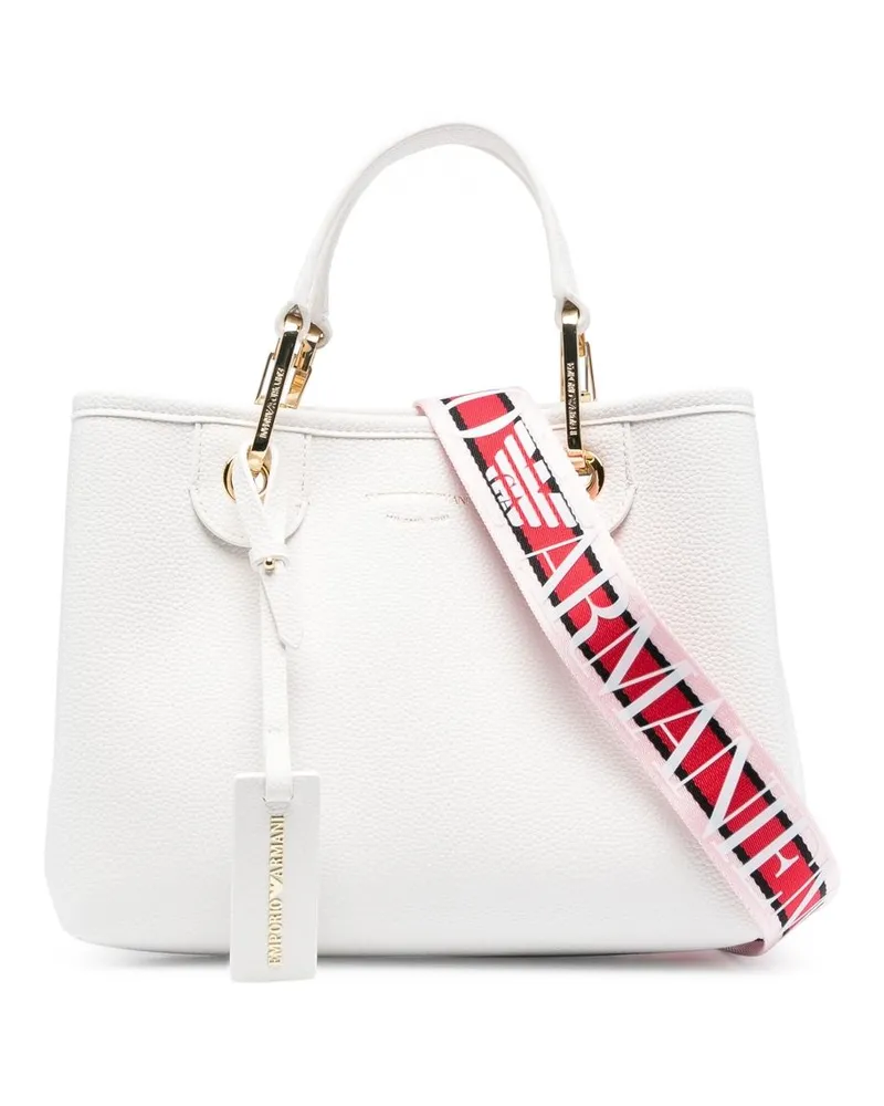 Emporio Armani Handtasche mit Logo - Weiß Weiß
