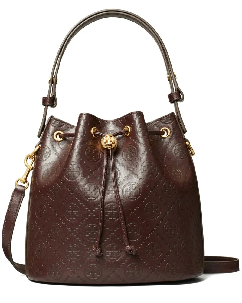 Tory Burch Beuteltasche mit T-Monogramm - Braun Braun