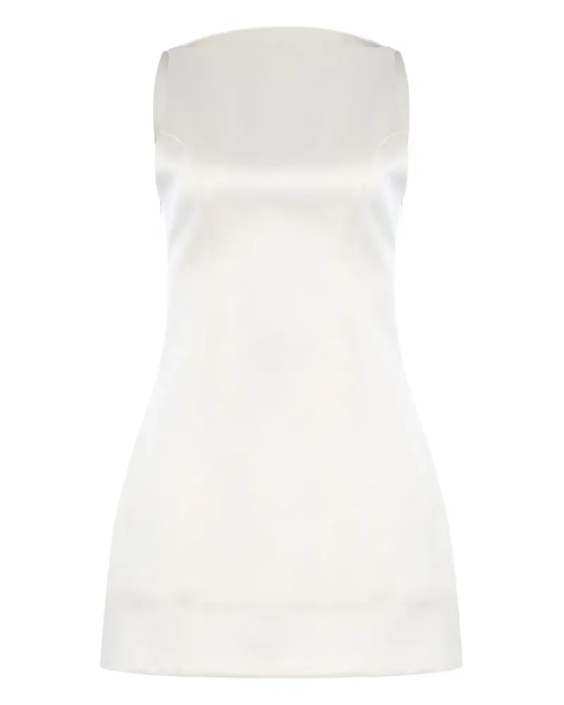 Retrofête Livie Minikleid mit eckigem Ausschnitt - Weiß Weiß