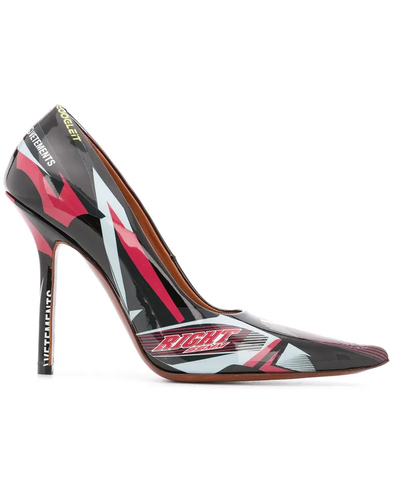 VETEMENTS Pumps in Colour-Block-Optik - Rot Rot