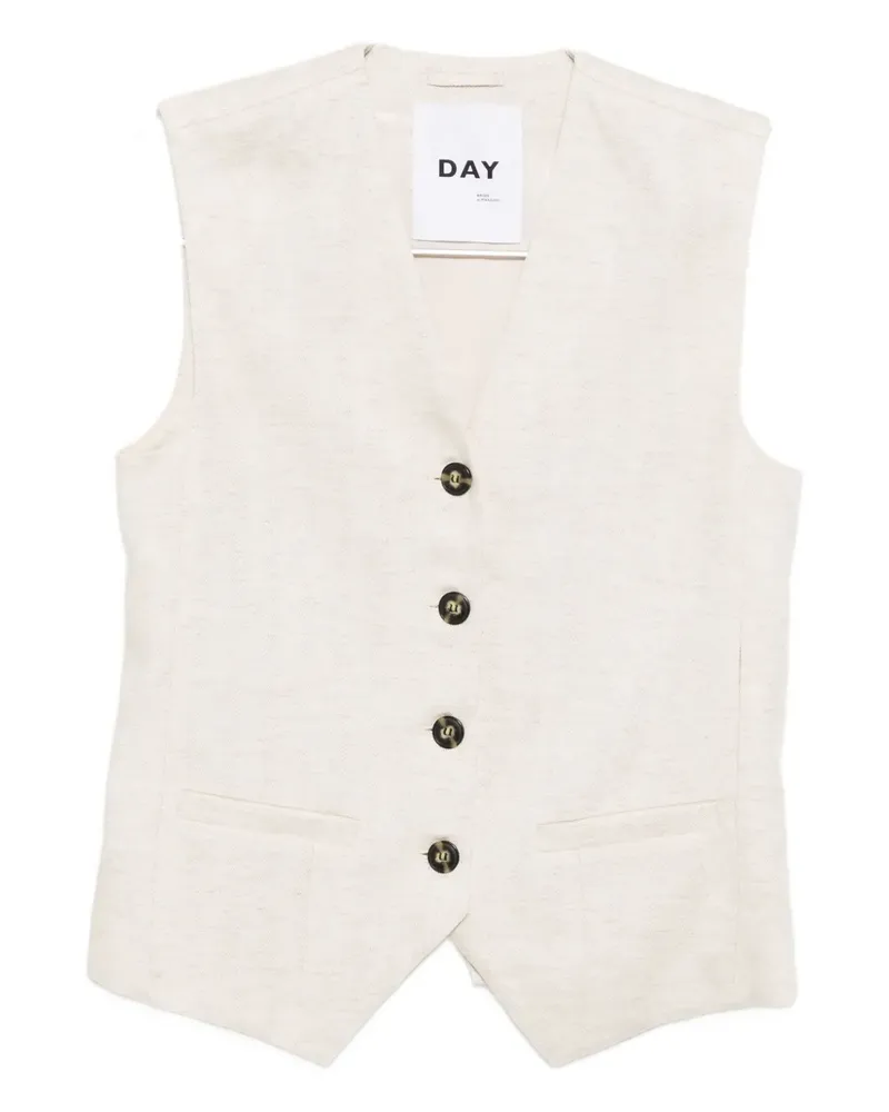 Day Birger et Mikkelsen Palmer Tweed-Weste - Nude Nude