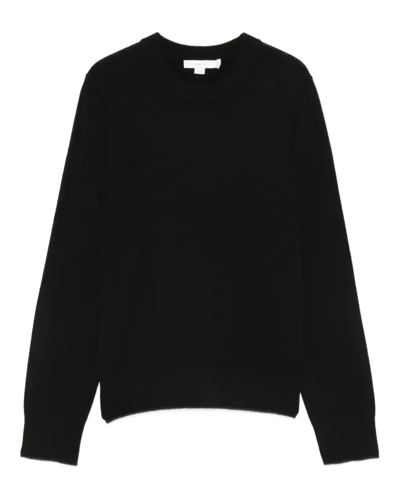 Vince round-neck long-sleeve sweater - Schwarz Schwarz