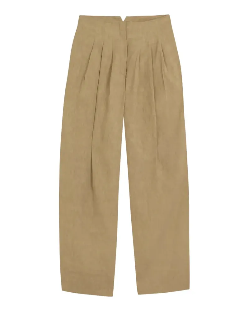 Cortana Odel pleated trousers - Nude Nude