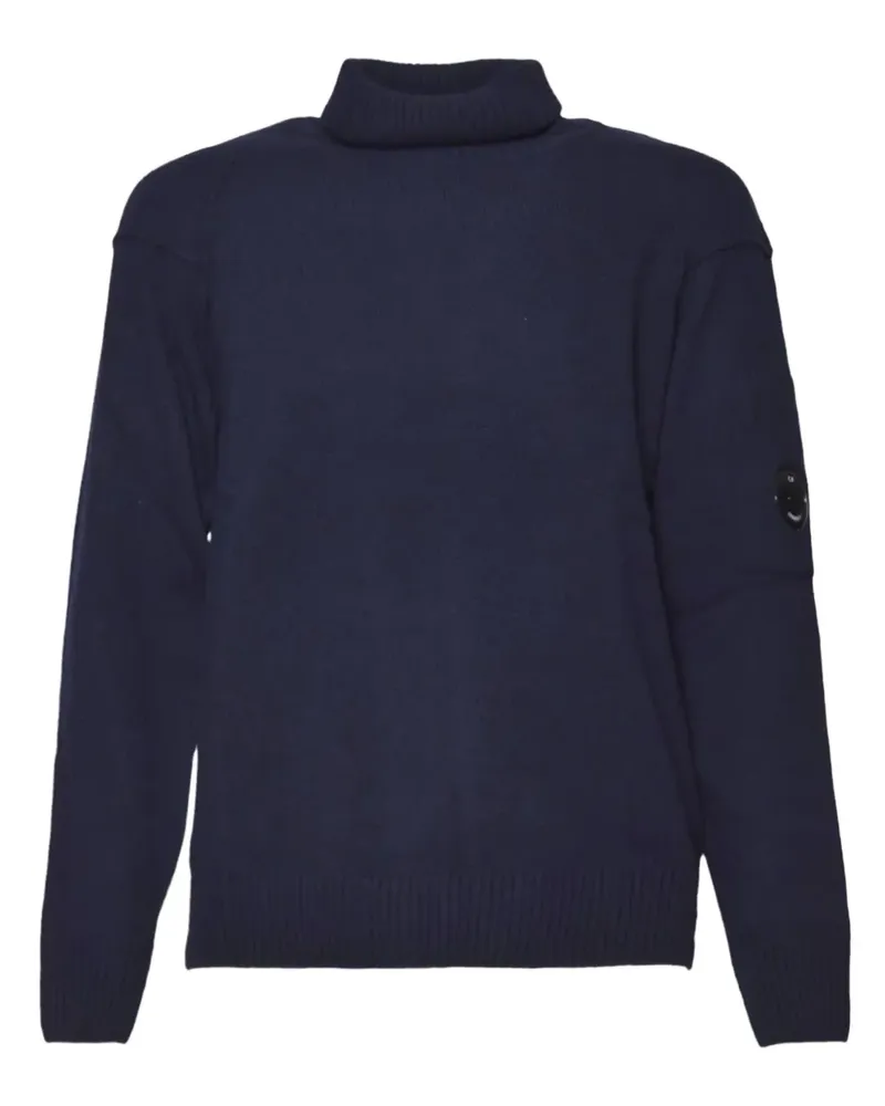 C.P. Company Rollkragenpullover mit Linsentasche - Blau Blau