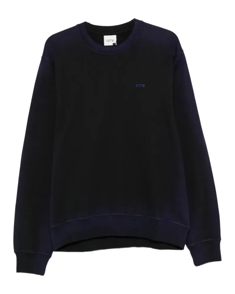 Arte Antwerp Sweatshirt mit Logo-Stickerei - Blau Blau