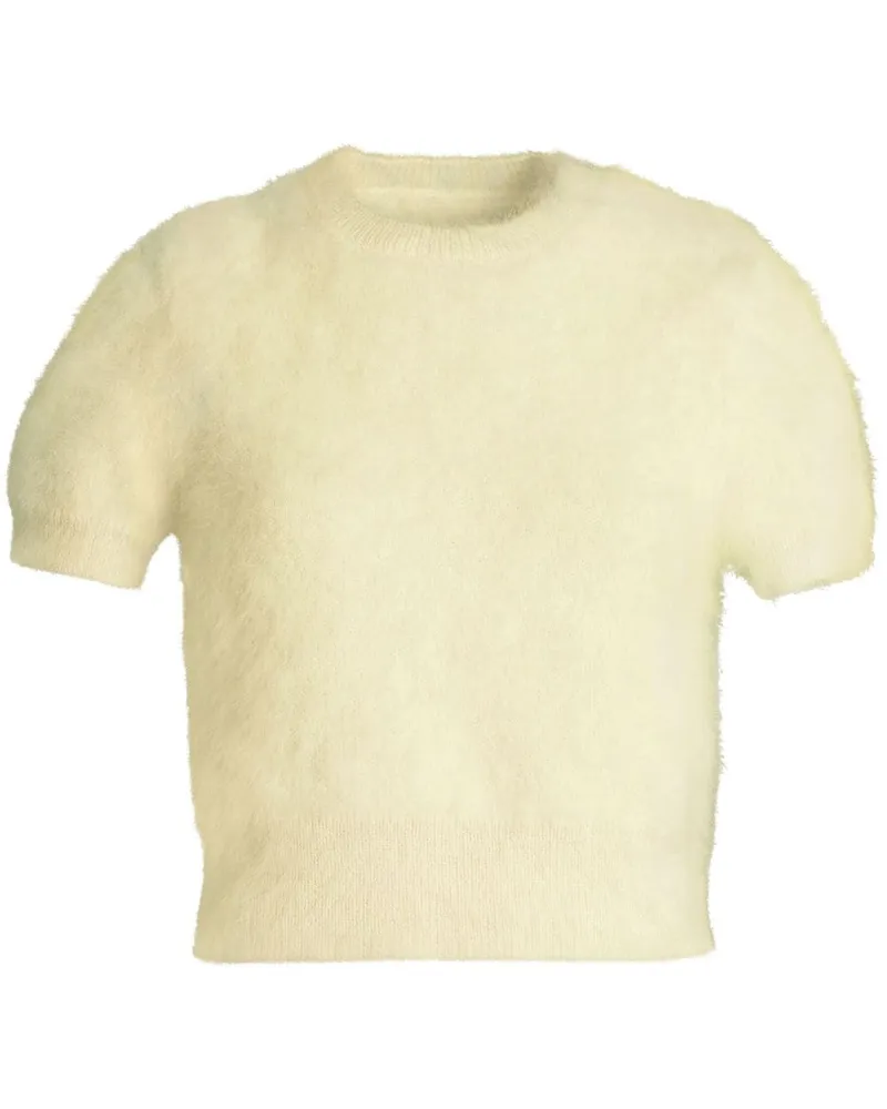 Maison Margiela Kurzärmeliges Strickoberteil - Gelb Gelb