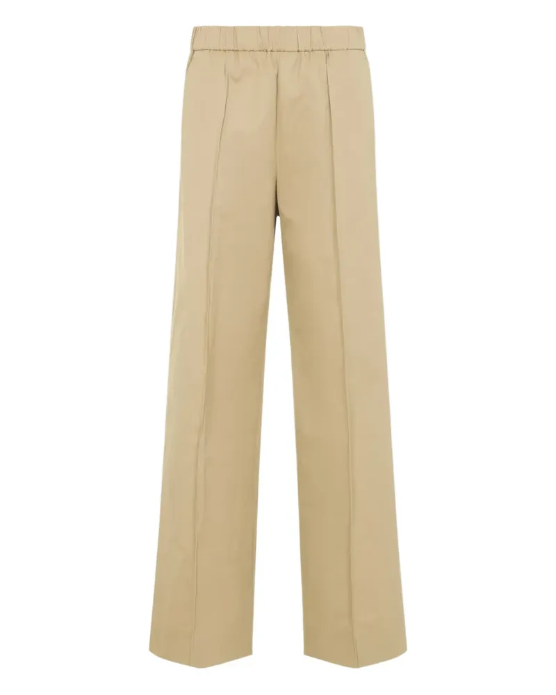 Jil Sander elastic-waist trousers - Nude Nude