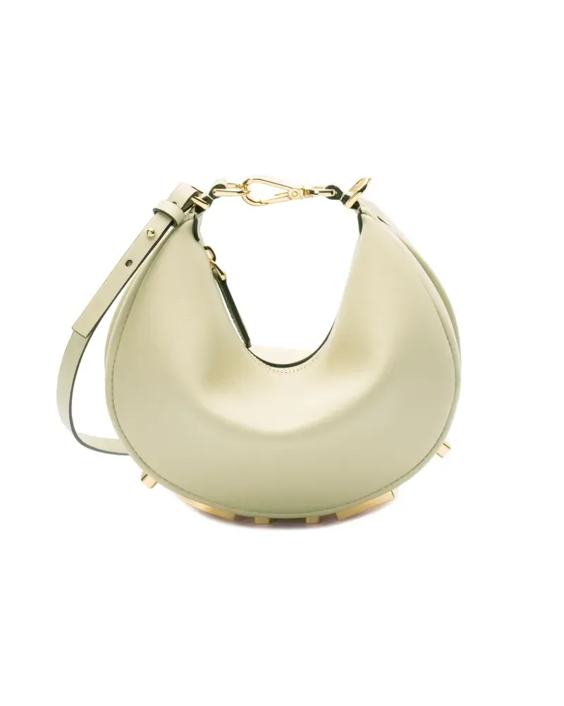 Fendi Nano graphy Mini-Tasche - Grün Grün