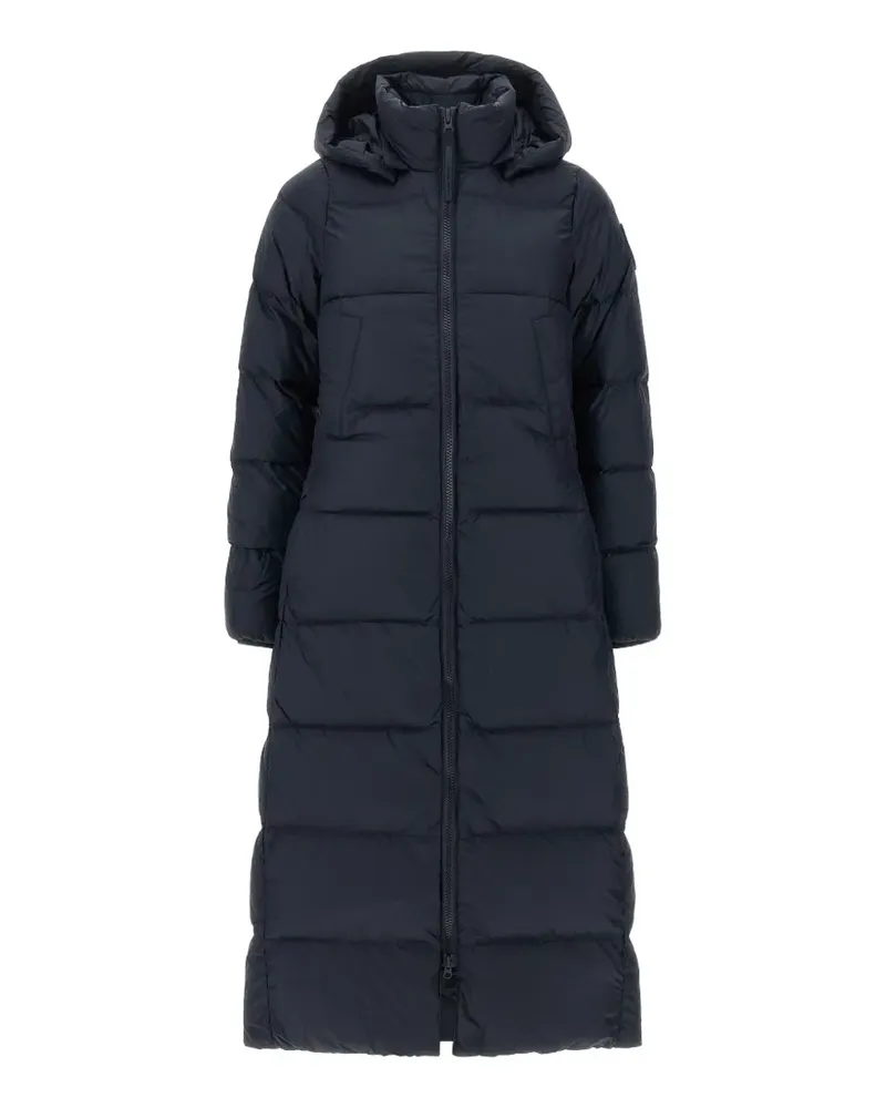Canada Goose Einreihiger gesteppter Mystique Mantel - Blau Blau