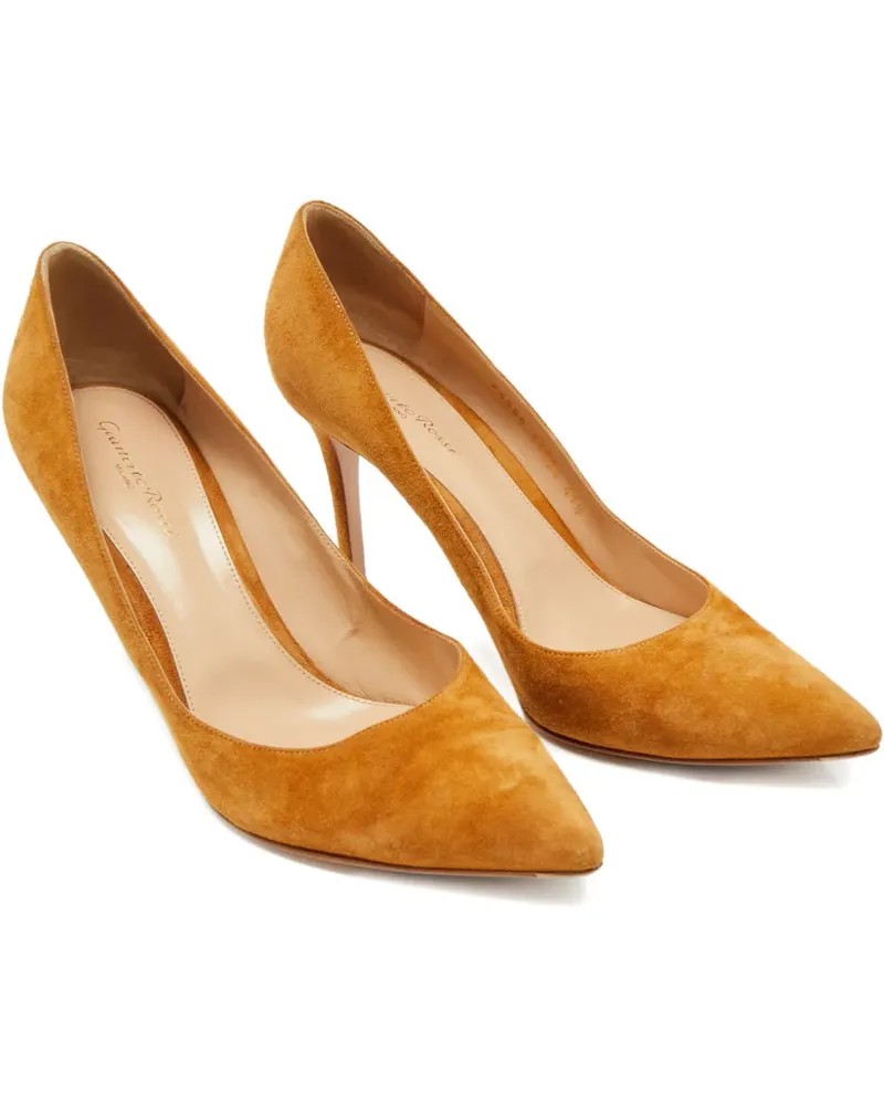Gianvito Rossi Pumps aus Wildleder - Braun Braun