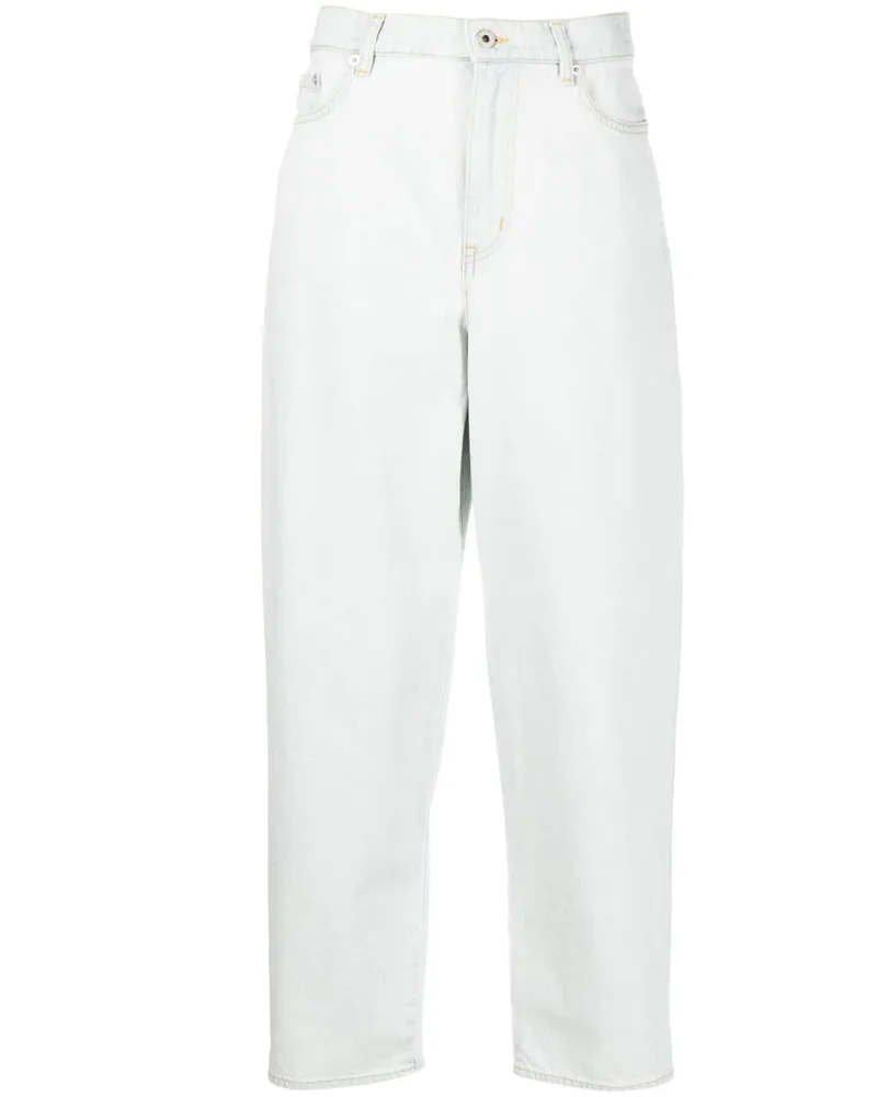 Kenzo Jeans mit Stickerei - Blau Blau