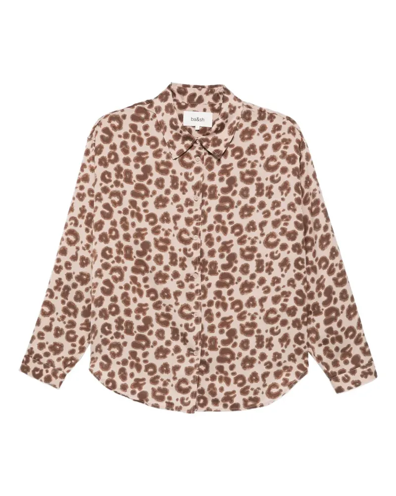 ba&sh Hemd mit Leoparden-Print - Nude Nude