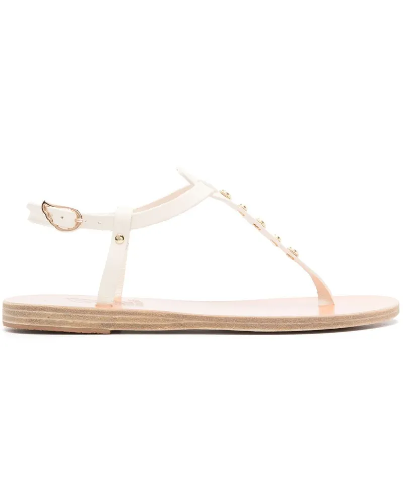 Ancient Greek Sandals Lito Sandalen mit Biene - Weiß Weiß