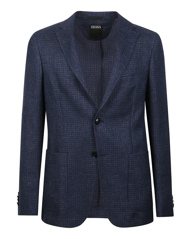 Ermenegildo Zegna notched-lapels blazer - Blau Blau