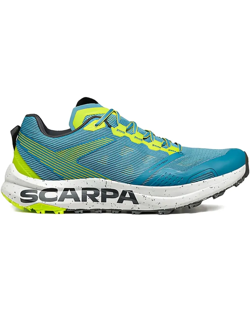 Scarpa Melierte Sneakers mit Schnürung - Blau Blau