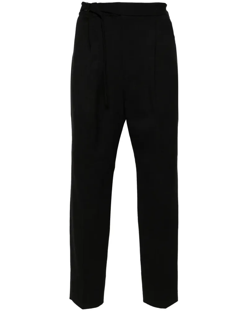 White Mountaineering Hose mit elastischem Bund - Schwarz Schwarz